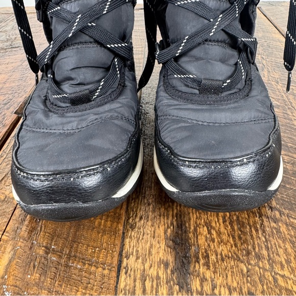 Sorel Whitney Women’s Waterproof Black Winter Boots Faux Fur Lined Size 8 - Picture 7 of 12